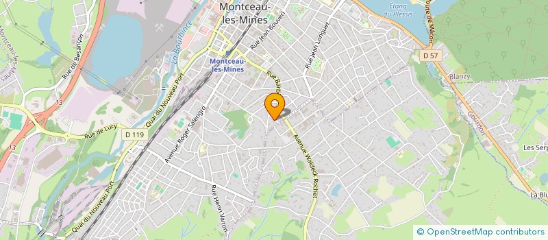 localisation de l'entreprise WA SERVICES à MONTCEAU-LES-MINES