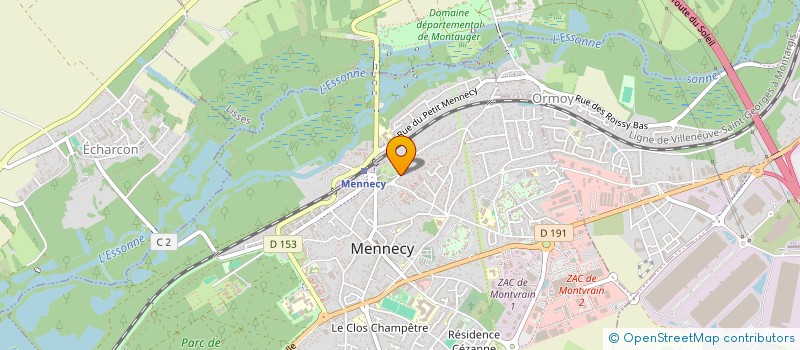 localisation de l'entreprise WA SHIN à MENNECY