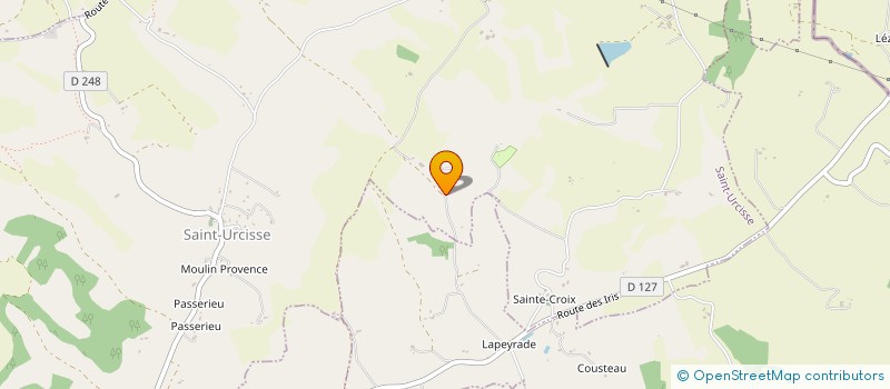 localisation de l'entreprise WA VEHICULES D'OCCASIONS  SAINT-URCISSE