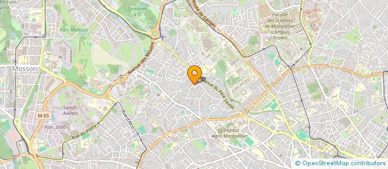 localisation de l'entreprise WAABEME à MONTPELLIER