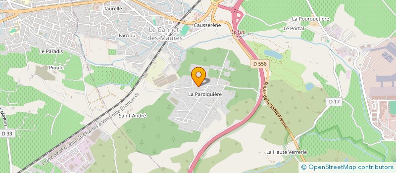 localisation de l'entreprise WAAL INVEST  LE CANNET-DES-MAURES