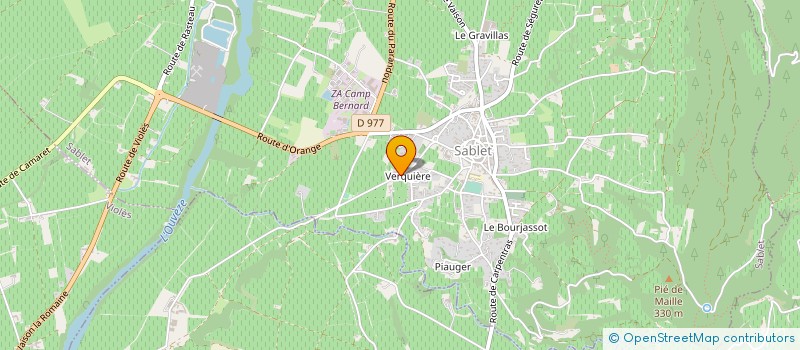 localisation de l'entreprise WAANDERBOX  SABLET