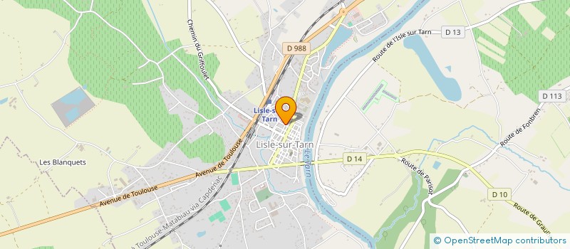 localisation de l'entreprise WAAOOO à LISLE-SUR-TARN