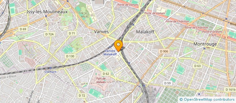 localisation de l'entreprise WAAT CO à MALAKOFF