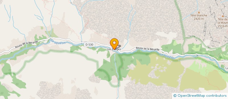 localisation de l'entreprise WAAZA à LES DEUX ALPES