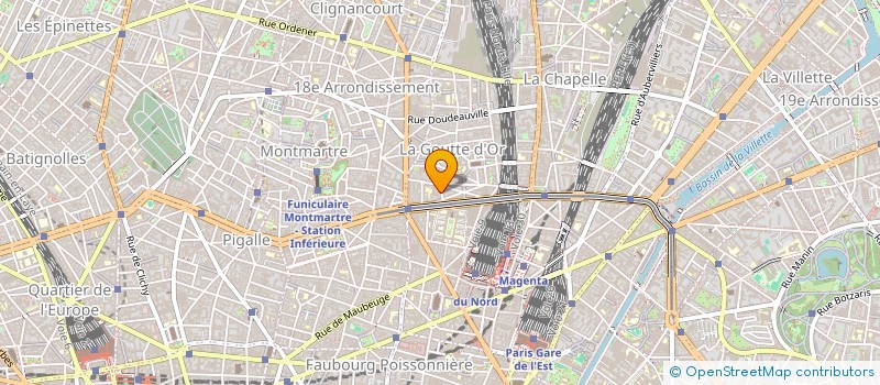 localisation de l'entreprise WAB 18  PARIS