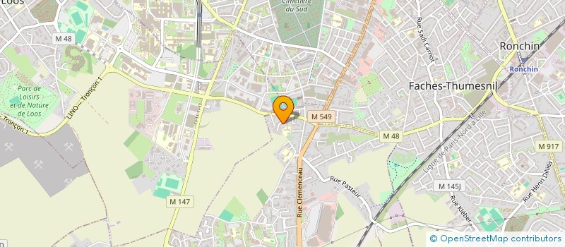 localisation de l'entreprise WAB INVEST  WATTIGNIES