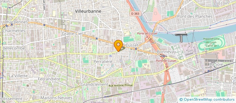 localisation de l'entreprise WAB NETTOYAGE  VILLEURBANNE