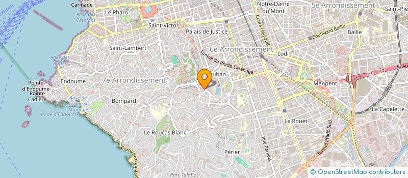 localisation de l'entreprise WAB S.I  MARSEILLE