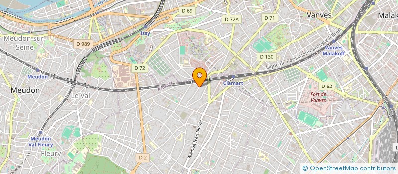 localisation de l'entreprise WABA à CLAMART