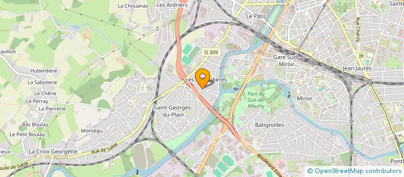 localisation de l'entreprise WABAUDIO  LE MANS