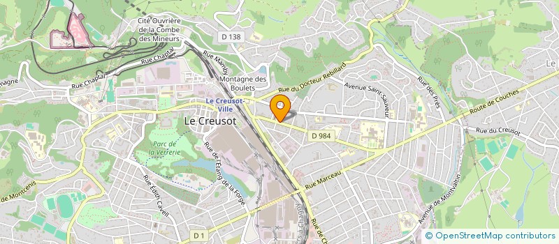 localisation de l'entreprise WABCOM à LE CREUSOT