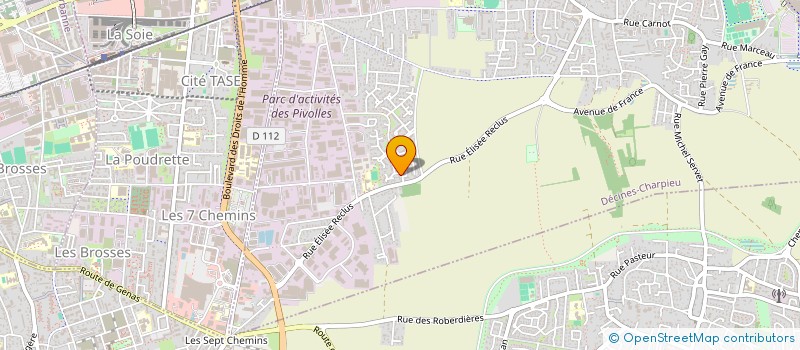 localisation de l'entreprise WABENAU  DECINES-CHARPIEU