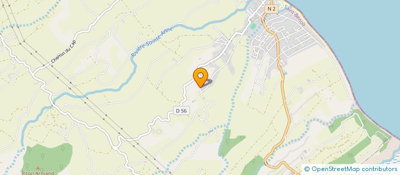 localisation de l'entreprise WABI SABI SUSHI  SAINT-BENOIT