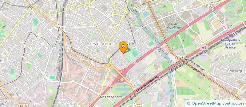 localisation de l'entreprise WABSUN à MONTPELLIER