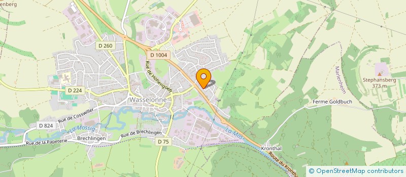 localisation de l'entreprise WACCOS IMMO  WASSELONNE