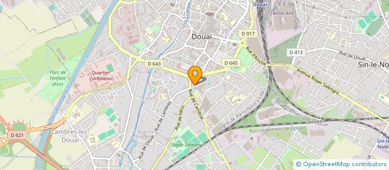 localisation de l'entreprise WACH-BUI à DOUAI