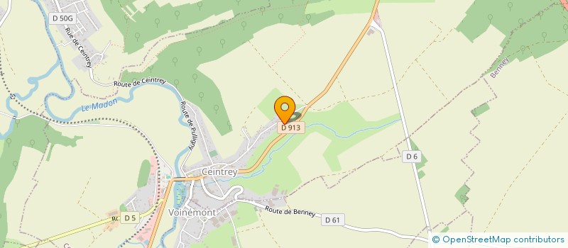 localisation de l'entreprise WACH INVESTISSEMENT  CEINTREY