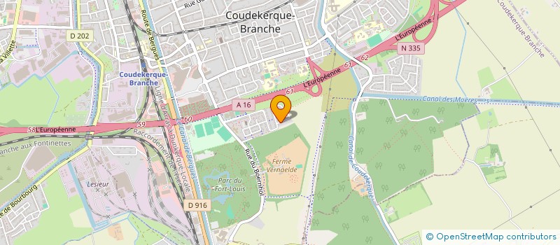 localisation de l'entreprise WACHEN  COUDEKERQUE-BRANCHE