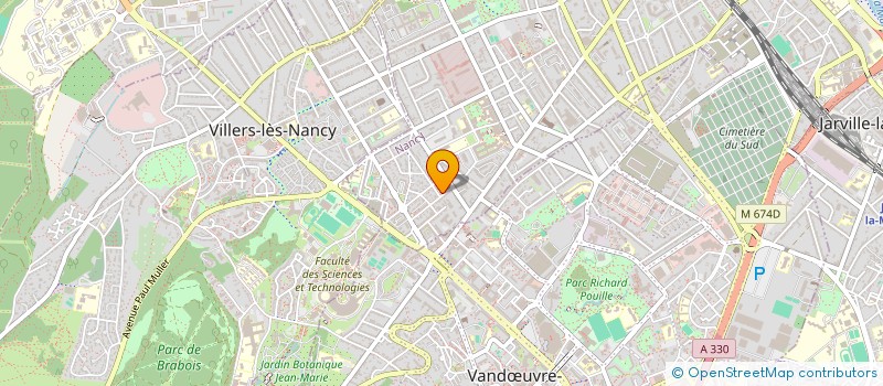 localisation de l'entreprise WACOFIGE CONSEILS FINANCIERS ET GESTION D ENTREPRISE  NANCY