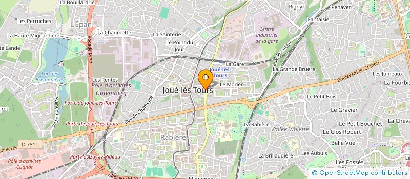 localisation de l'entreprise WACOPHIL  JOUE-LES-TOURS