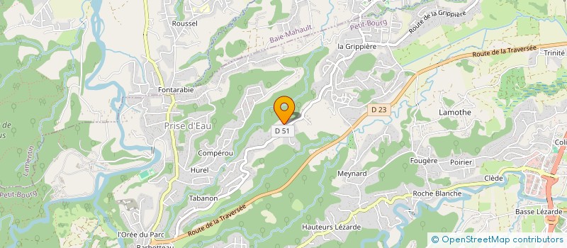 localisation de l'entreprise WACORIA HOLDING  PETIT-BOURG