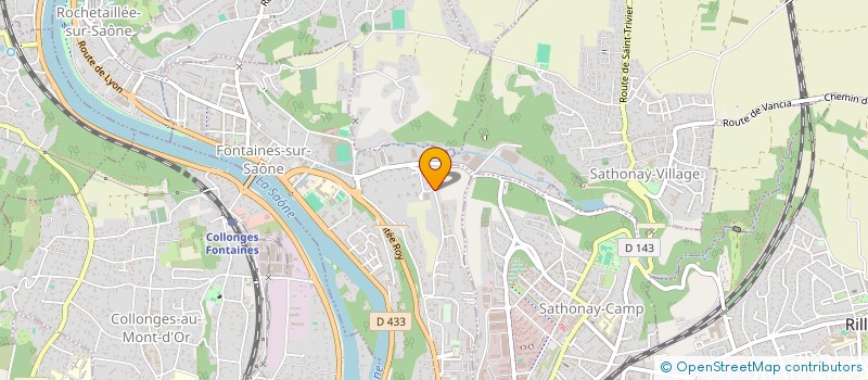 localisation de l'entreprise WAD  FONTAINES-SUR-SAONE