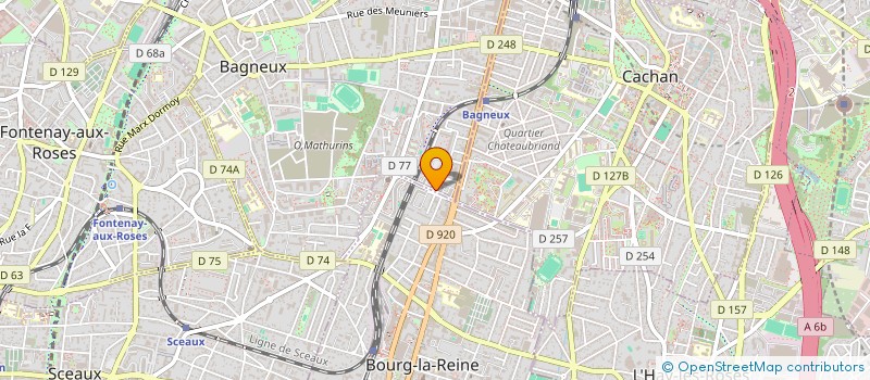 localisation de l'entreprise WADAM-IT à BAGNEUX
