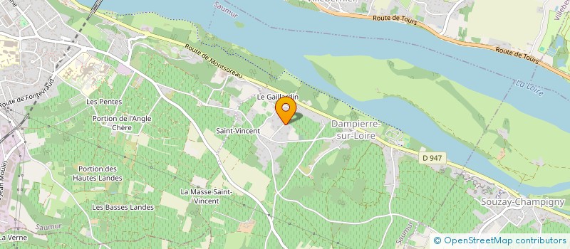 localisation de l'entreprise WADE EXPERTISE COMPTABLE & CONSEILS à SAUMUR