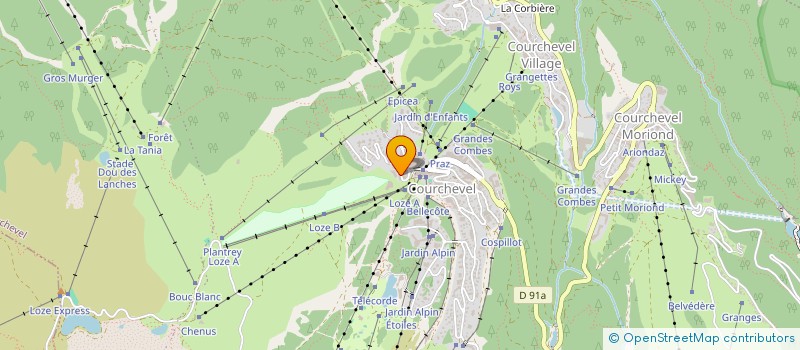 localisation de l'entreprise WADE PESICKA SDF  COURCHEVEL