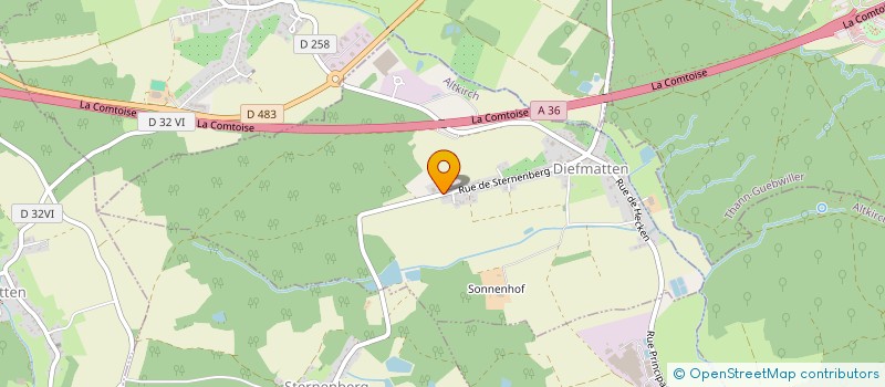 localisation de l'entreprise WADEL KINE  DIEFMATTEN