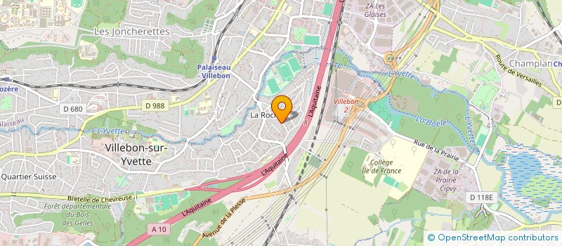 localisation de l'entreprise WADENY à VILLEBON-SUR-YVETTE