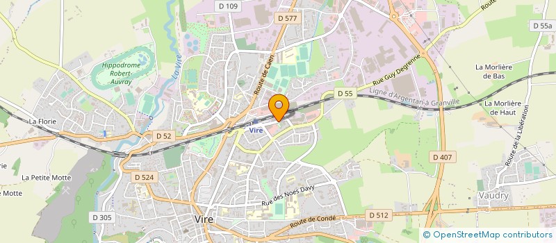 localisation de l'entreprise WADERS à VIRE-NORMANDIE