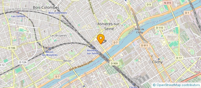 localisation de l'entreprise WADETEC  ASNIERES-SUR-SEINE