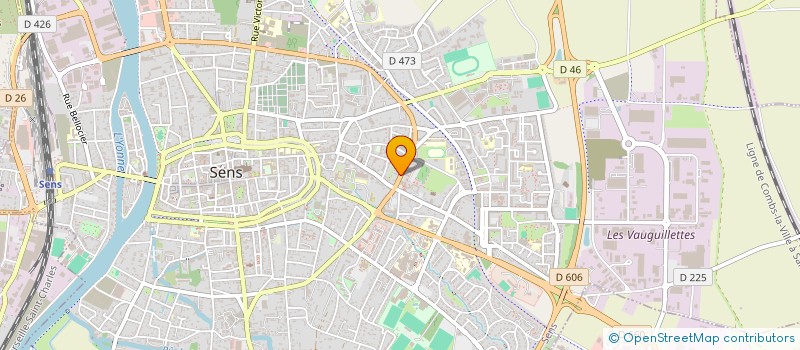 localisation de l'entreprise WADFAFAY  SENS