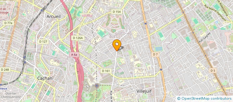 localisation de l'entreprise WADI COIFFURE SARL  VILLEJUIF