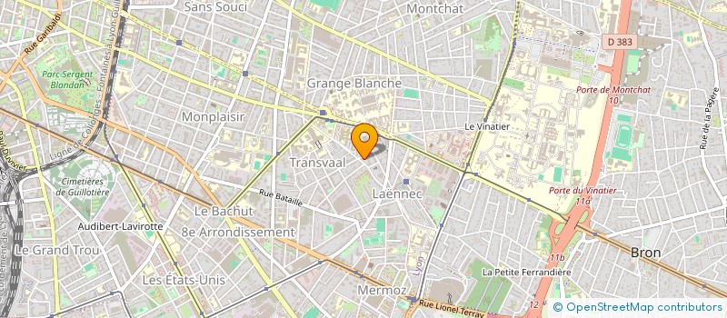 localisation de l'entreprise WADIH ASSOCIES à LYON