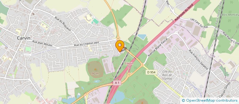 localisation de l'entreprise WADIN à CARVIN