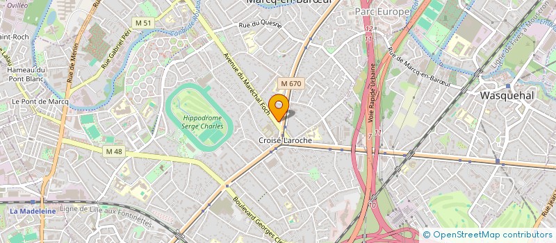 localisation de l'entreprise WADO à MARCQ-EN-BARŒUL