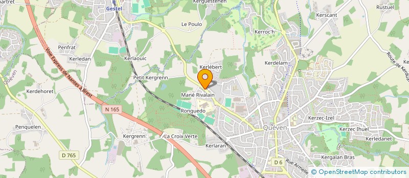 localisation de l'entreprise WADO RYU ASSOCIATION QUEVEN  QUEVEN