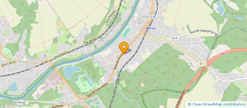 localisation de l'entreprise WADRIM  MERIEL