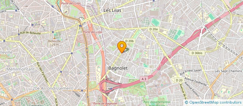 localisation de l'entreprise WADSSOUS  BAGNOLET