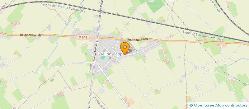 localisation de l'entreprise WAELS CAPPEL  WALLON-CAPPEL