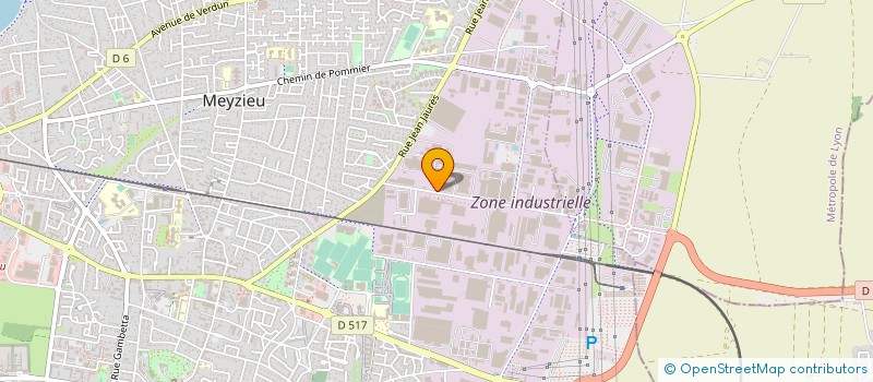 localisation de l'entreprise WAELZHOLZ FRANCE à MEYZIEU