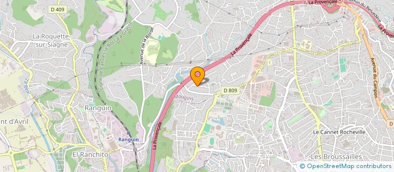 localisation de l'entreprise WAEX MANAGEMENT  MOUGINS