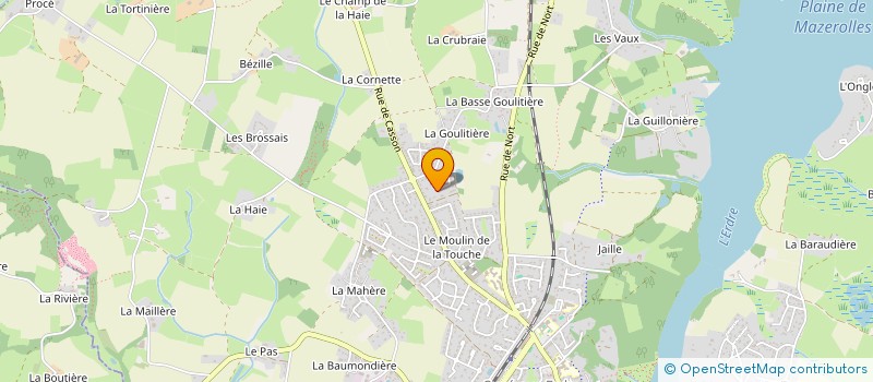 localisation de l'entreprise WAF  SUCE-SUR-ERDRE