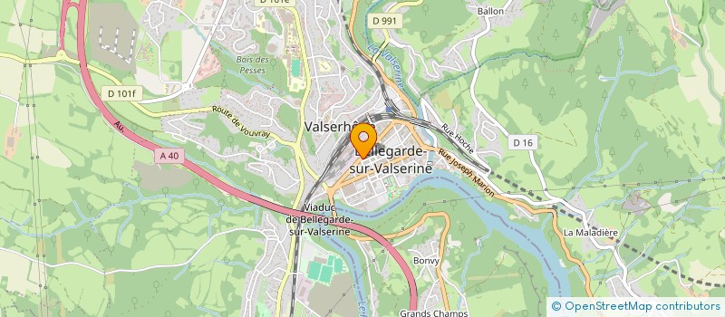 localisation de l'entreprise WAF' INVEST à VALSERHONE