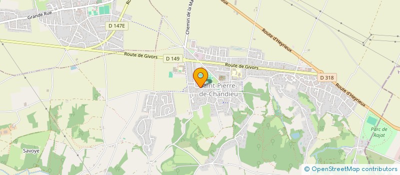 localisation de l'entreprise WAFAA  SAINT-PIERRE-DE-CHANDIEU