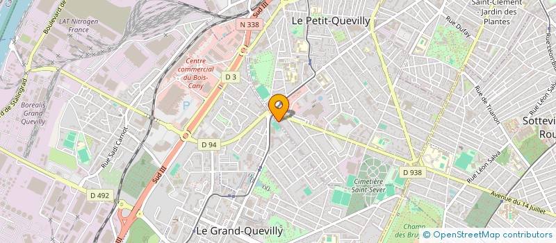 localisation de l'entreprise WAFIK IMMOBILIER à LE PETIT-QUEVILLY