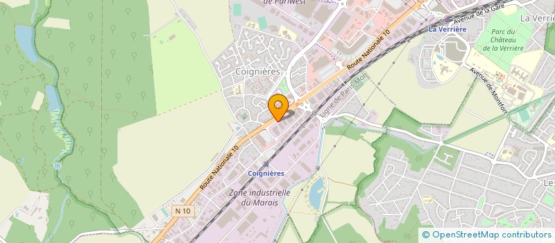 localisation de l'entreprise WAFU COIGNIERES  COIGNIERES